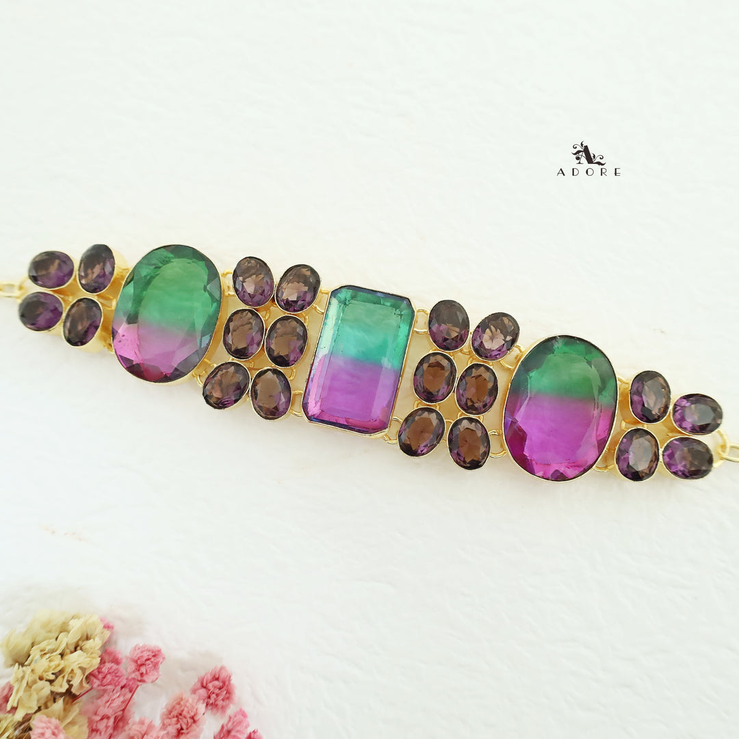 Lenviya Glossy Stone Choker