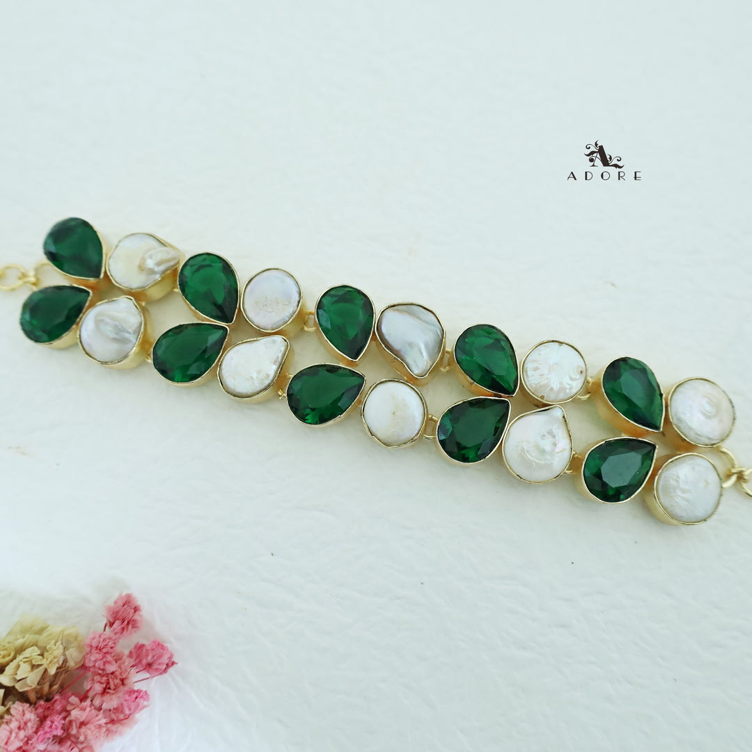 Tessiya Baroque Glossy Stone Choker