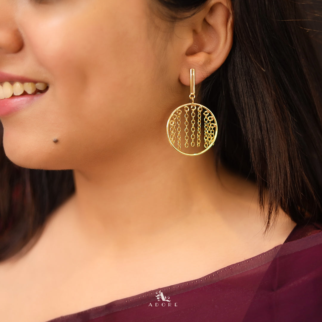 Doline Golden Circle Earring