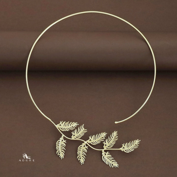 Ariana Golden Leaf Neck Cuff