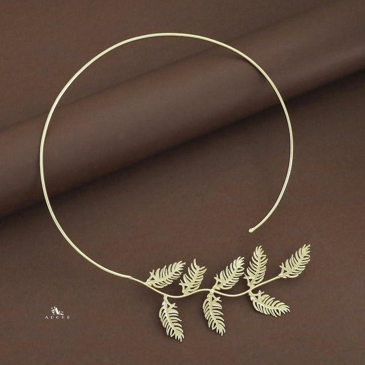 Ariana Golden Leaf Neck Cuff