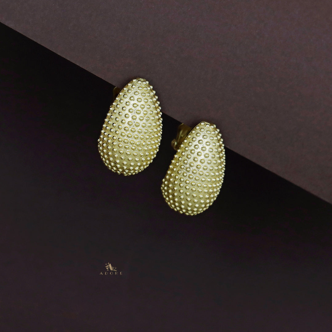 Loha Golden Dotted Earring