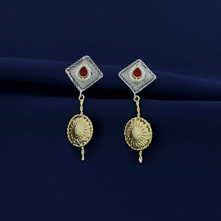 Tanansha Dual Tone Earring