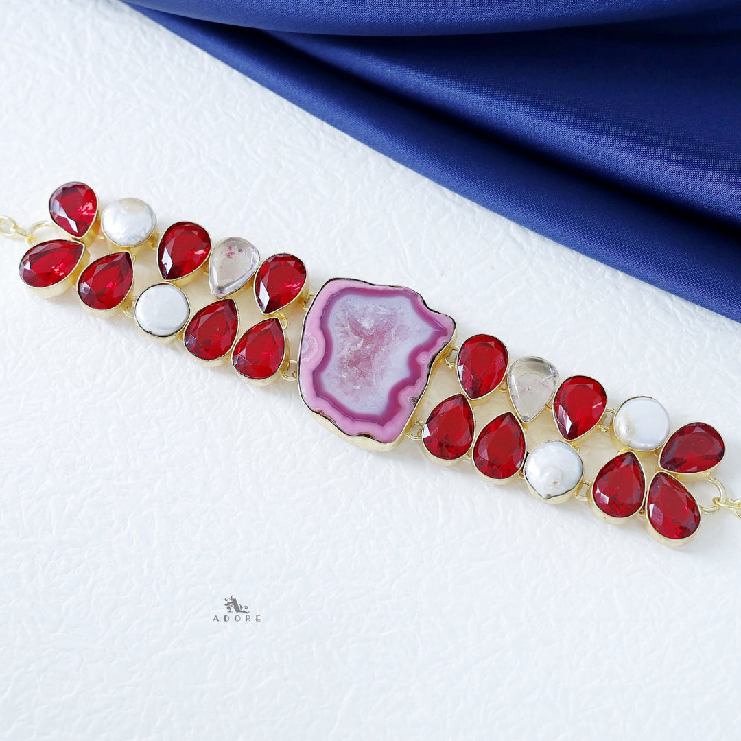 Nikshitha Agate + Baroque + Glossy Choker