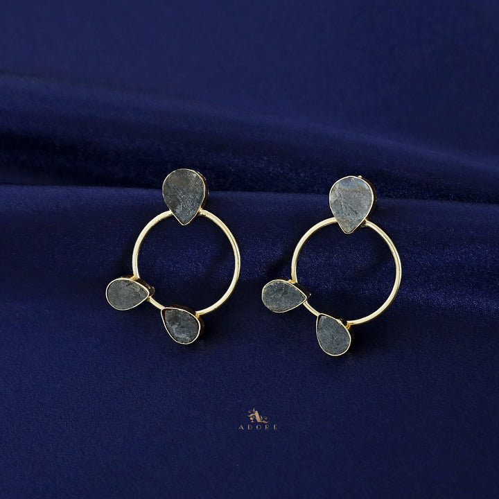 Harnias Raw Stone Earring