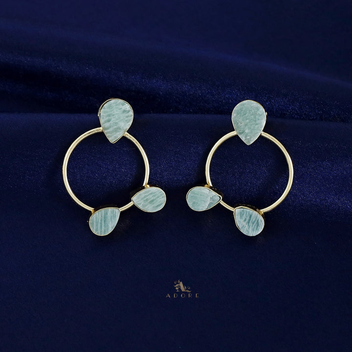 Harnias Raw Stone Earring