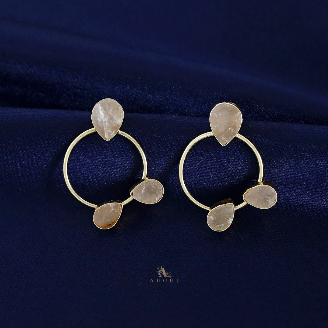 Harnias Raw Stone Earring