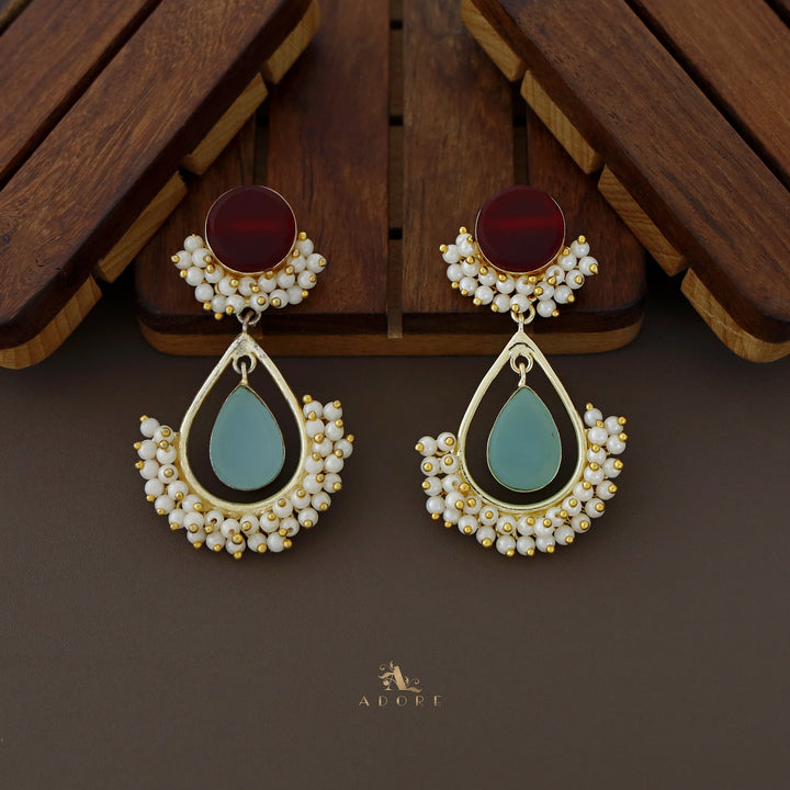 Adore - Raw Stone Angelic Earrings (Colour Options)