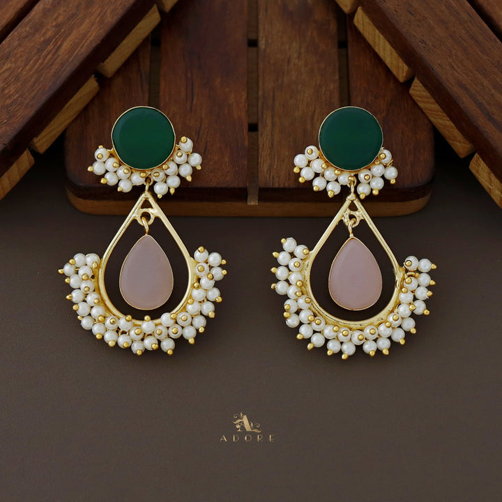 Adore - Raw Stone Angelic Earrings (Colour Options)