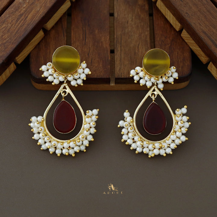 Adore - Raw Stone Angelic Earrings (Colour Options)