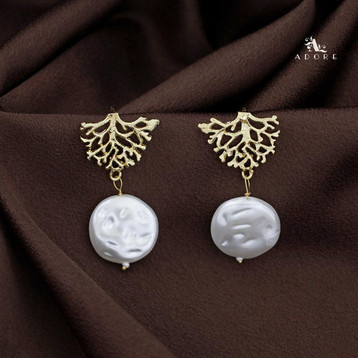 Ofila Golden Rootsa Baroque Earring