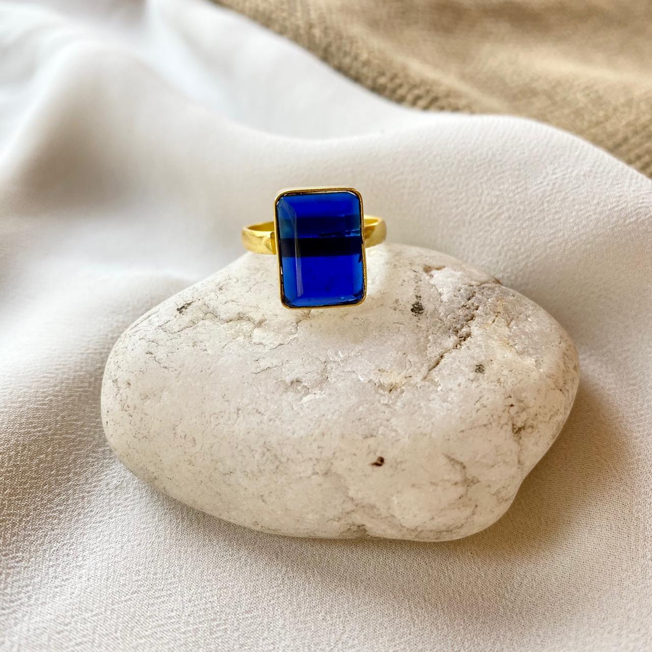 Gemstone hotsell ring