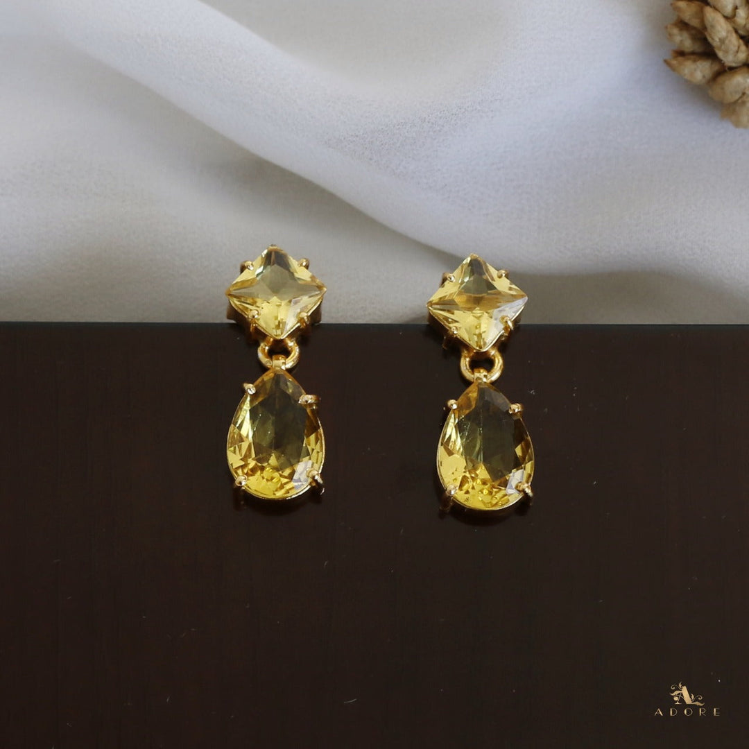 Ashvi Diamond And Drop Glossy Earring