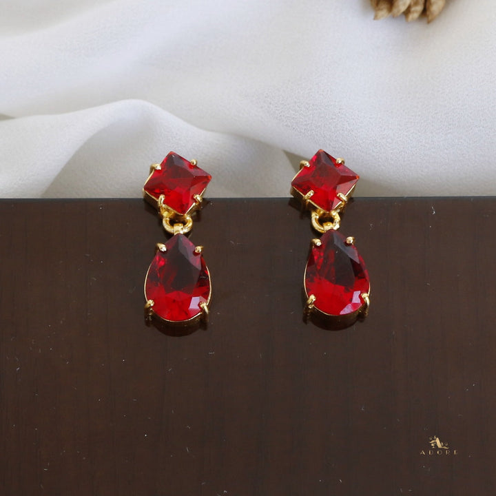 Ashvi Diamond And Drop Glossy Earring