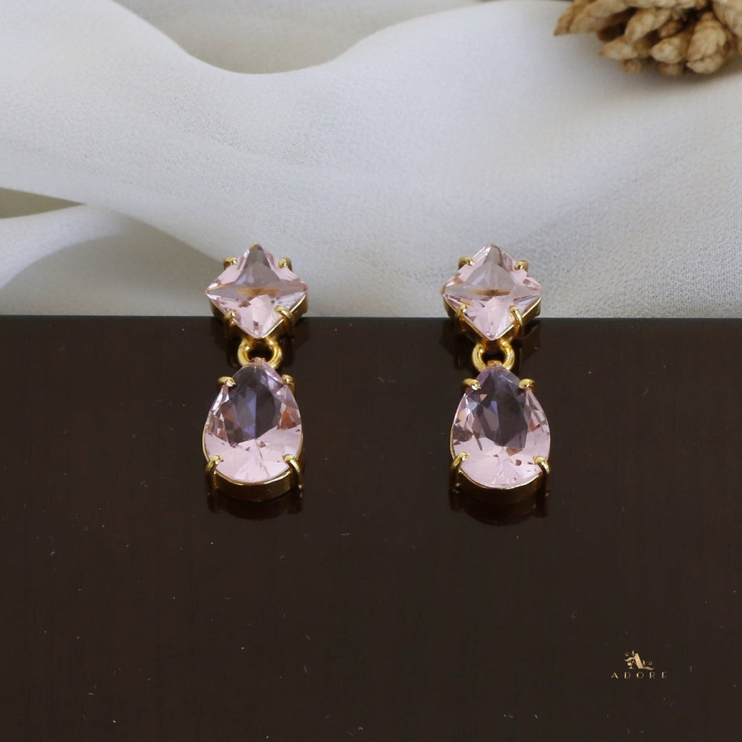 Ashvi Diamond And Drop Glossy Earring