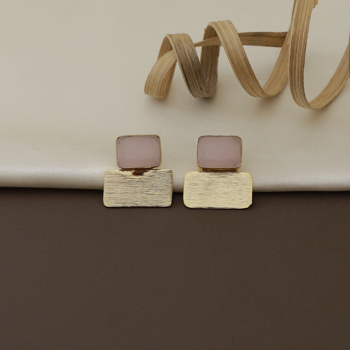 Glossy Levyl Dual Rectangle Earring