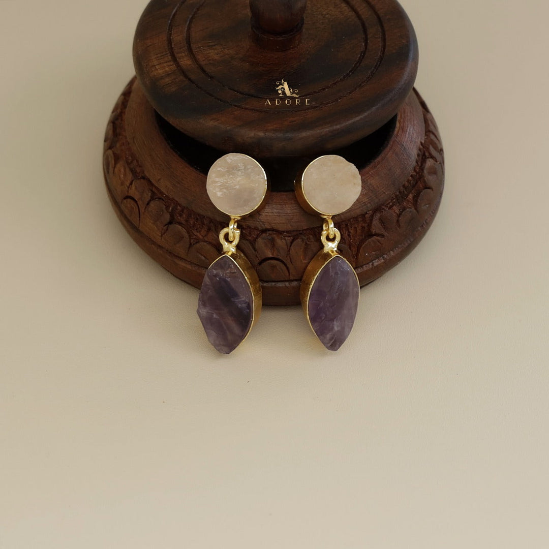 Drucilla Raw Stone Earring