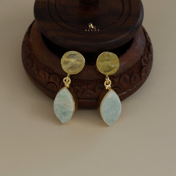 Drucilla Raw Stone Earring