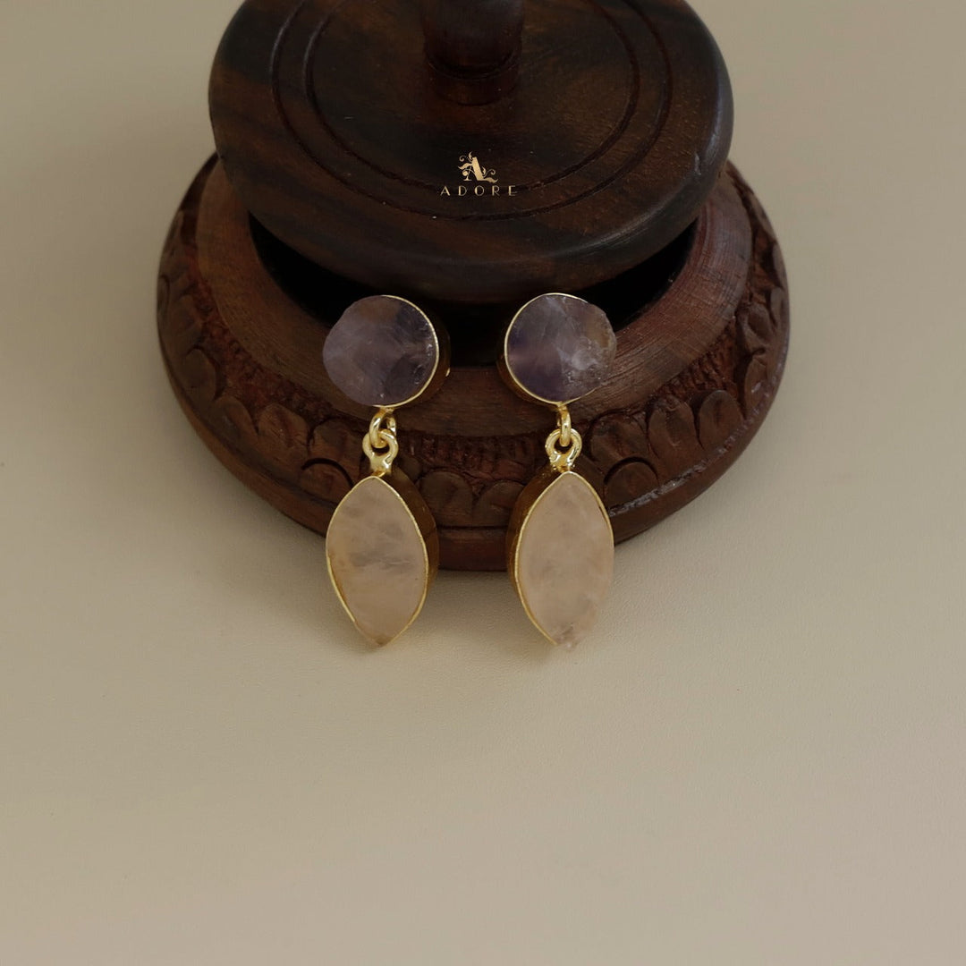 Drucilla Raw Stone Earring