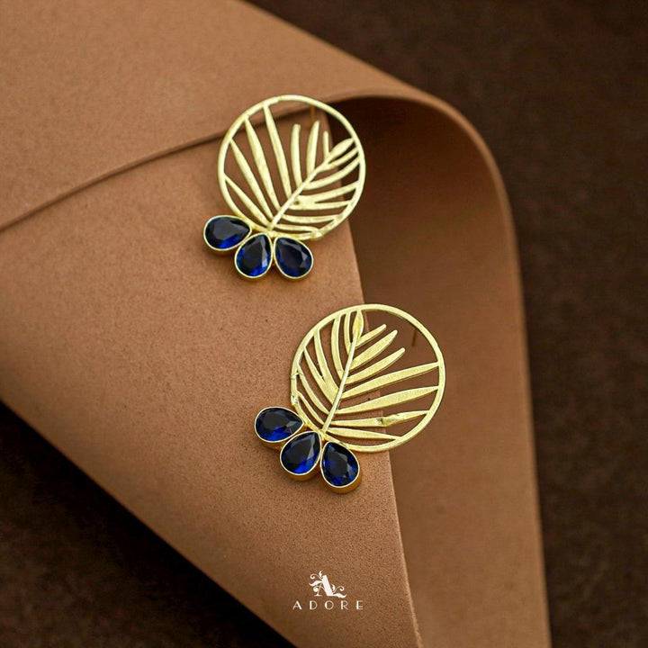 Tri Drop Vany Leafy Earring