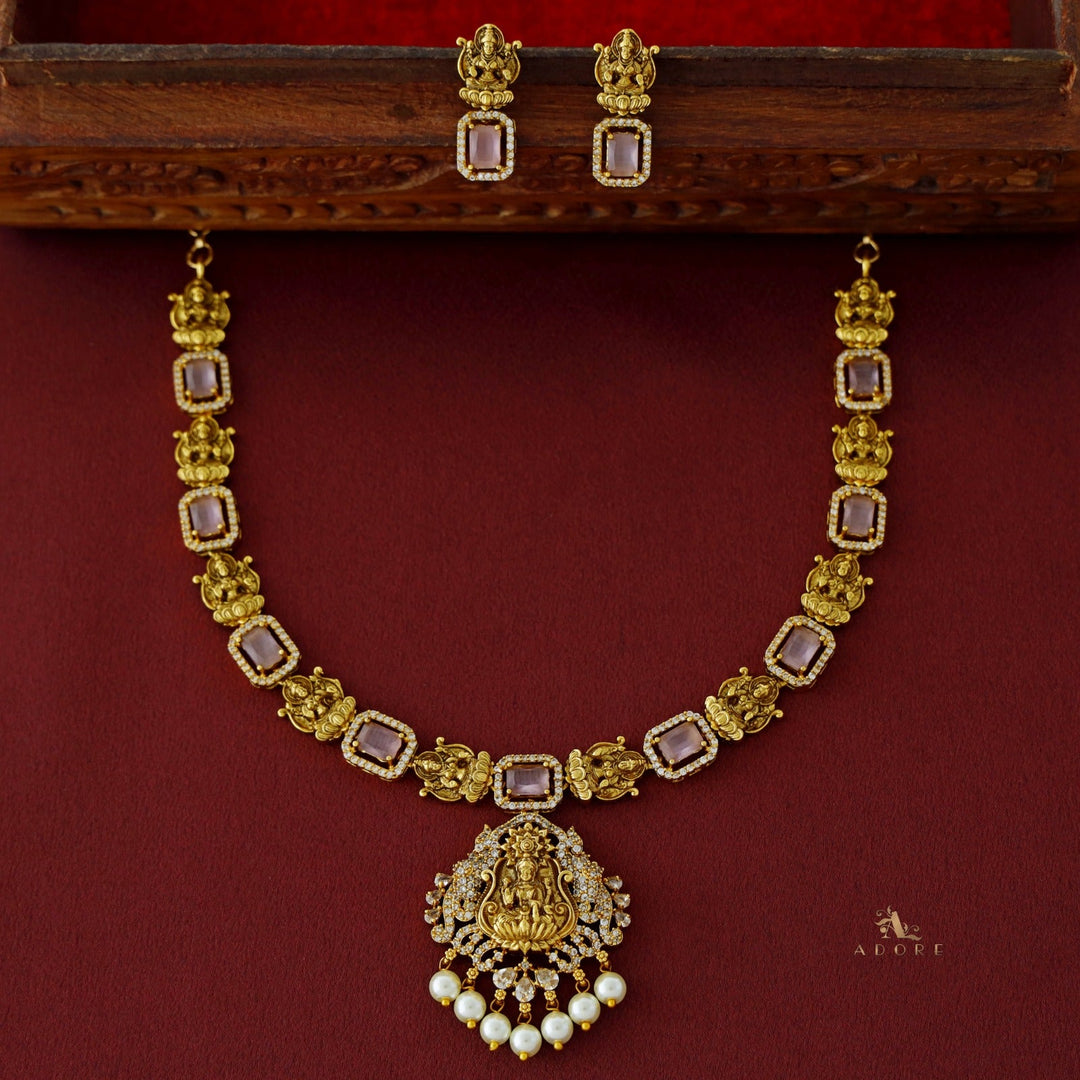 Premium Ekaadasha Devi Neckpiece with Earring