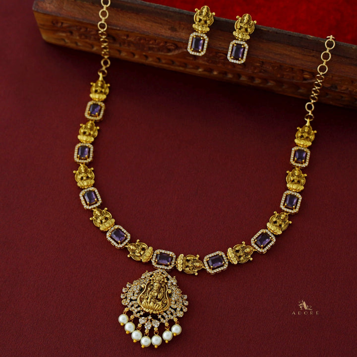 Premium Ekaadasha Devi Neckpiece with Earring