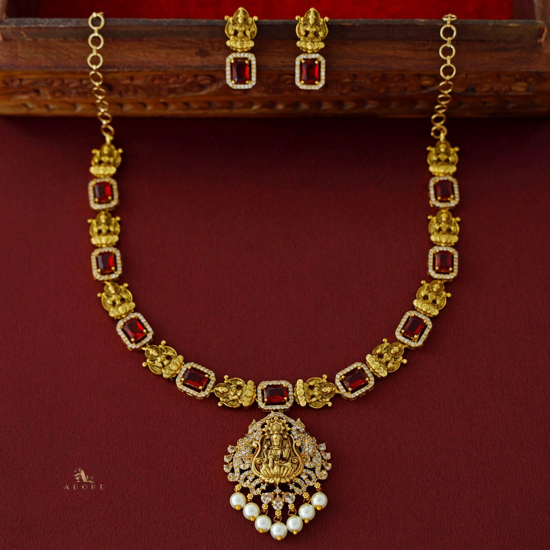 Premium Ekaadasha Devi Neckpiece with Earring