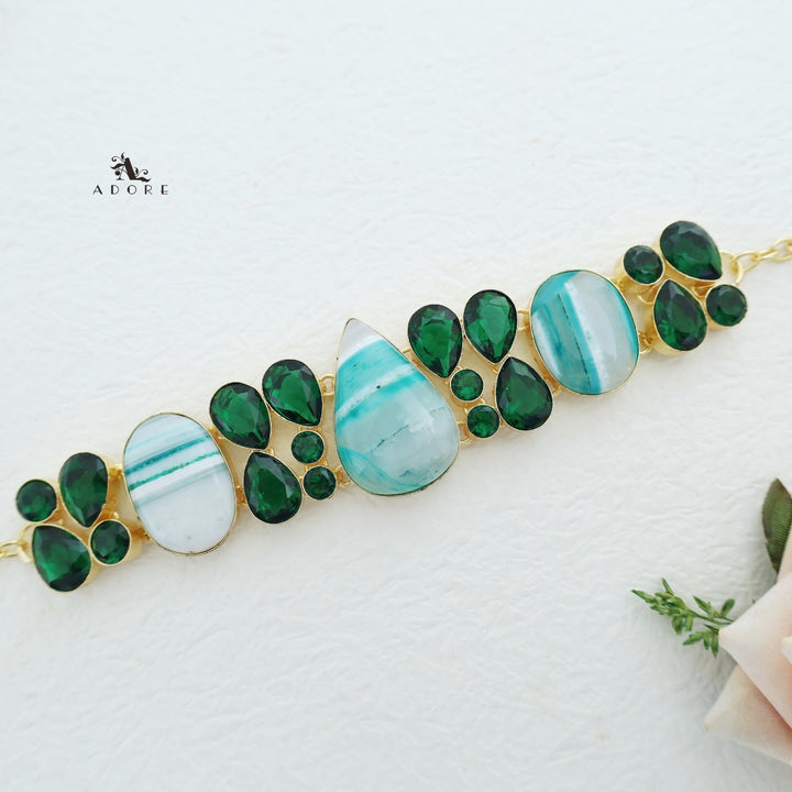 Rakhila Glossy Stone Choker