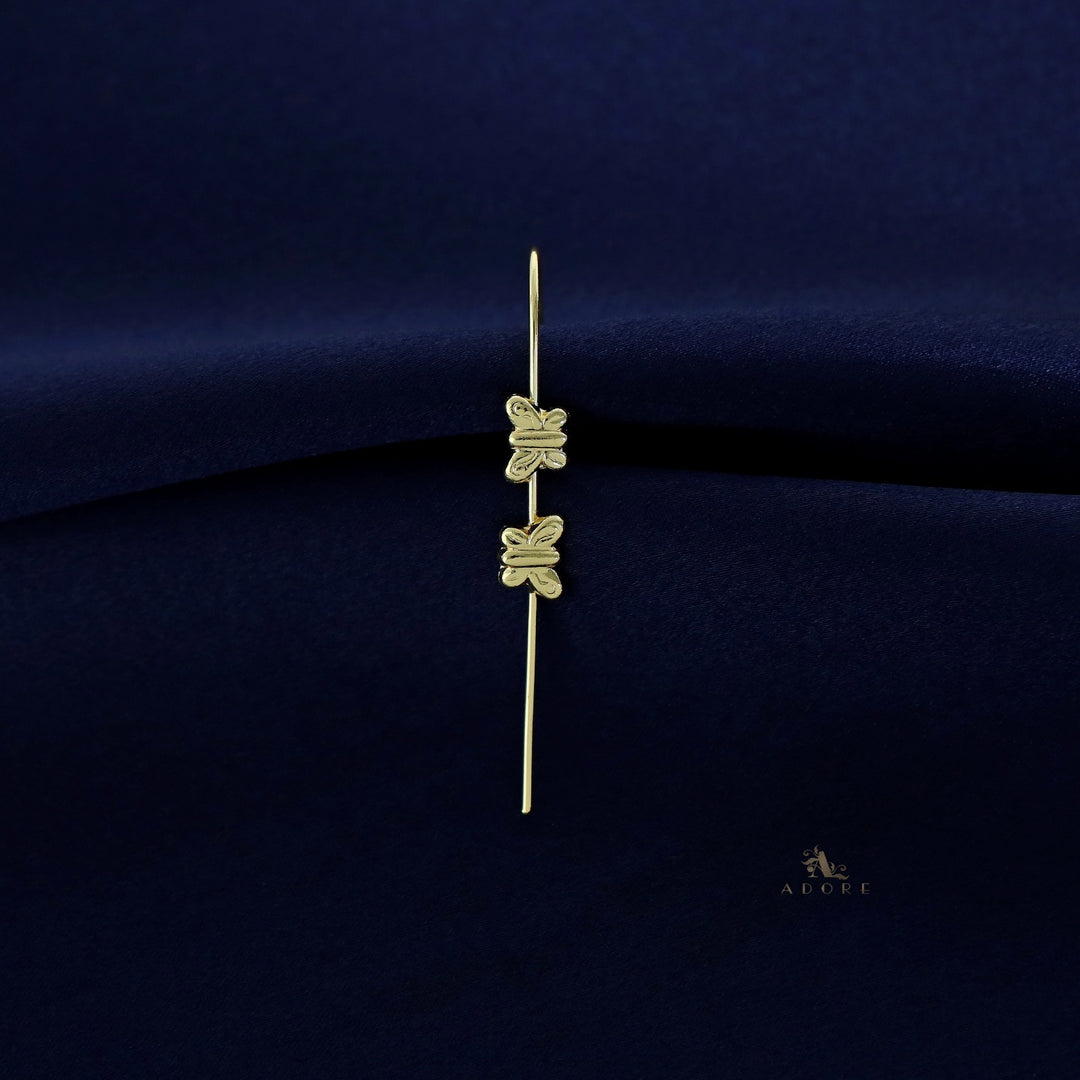 Liya Golden Ear Cuff (Single piece)