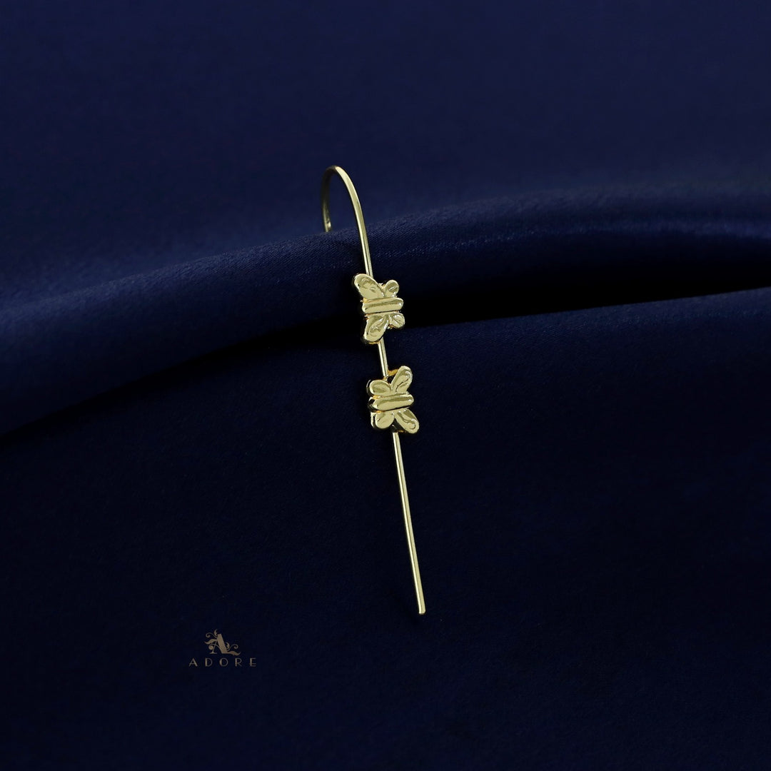 Liya Golden Ear Cuff (Single piece)