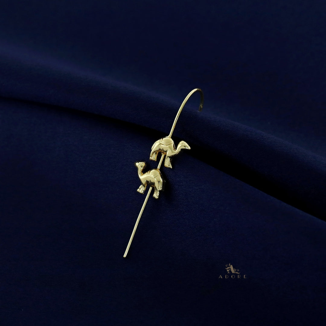 Liya Golden Ear Cuff (Single piece)