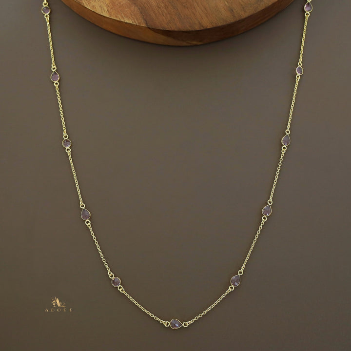 11 Stone Multicolour Long Chain