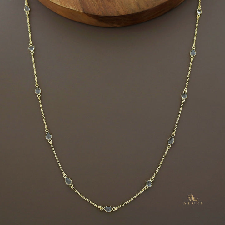 11 Stone Multicolour Long Chain