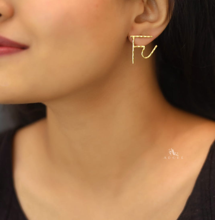 Hindi Aksharmala Earring