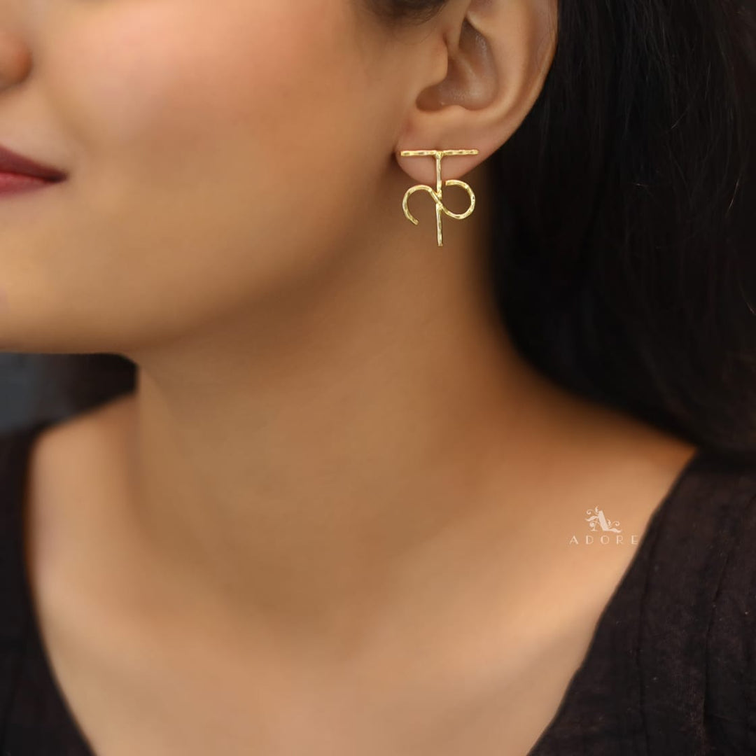 Hindi Aksharmala Earring