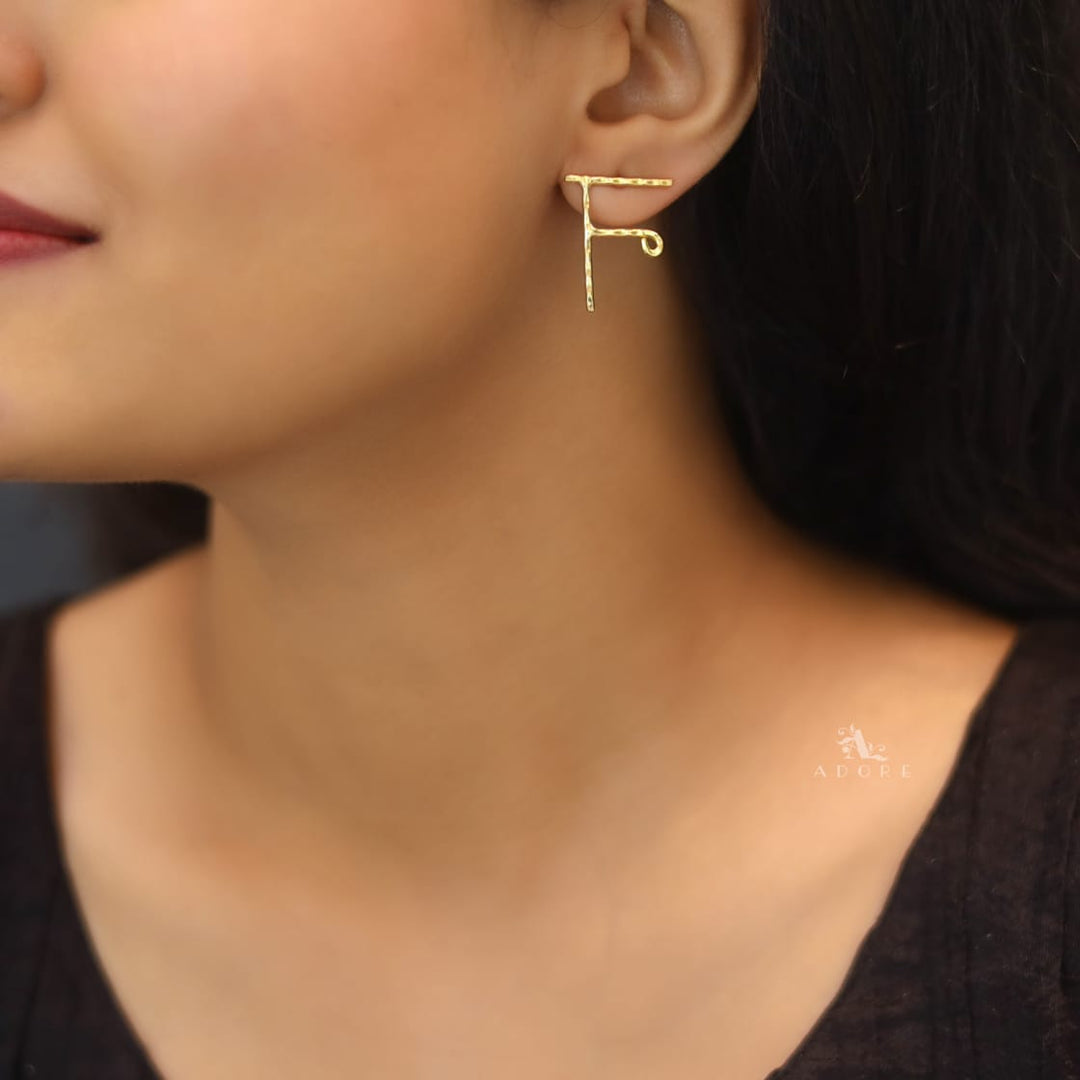 Hindi Aksharmala Earring