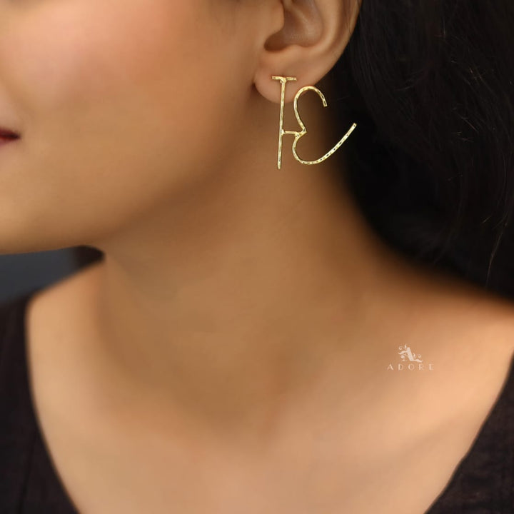 Hindi Aksharmala Earring