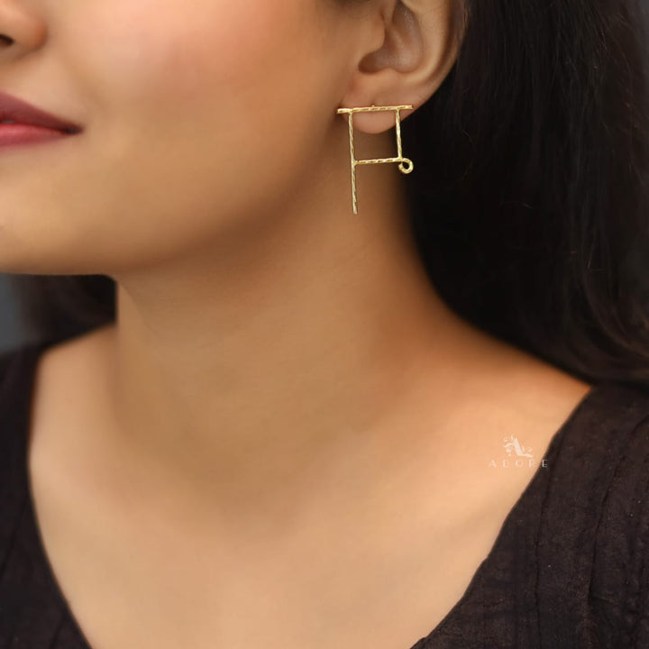 Hindi Aksharmala Earring