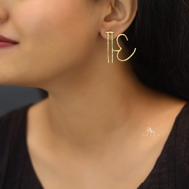 Hindi Aksharmala Earring