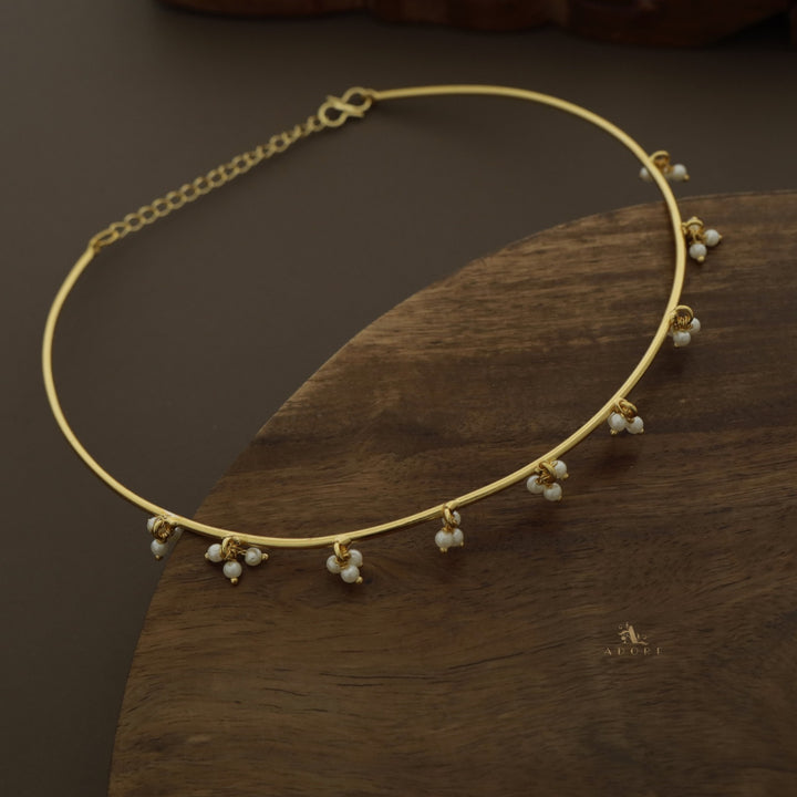 Lysander Pearl Neck Cuff