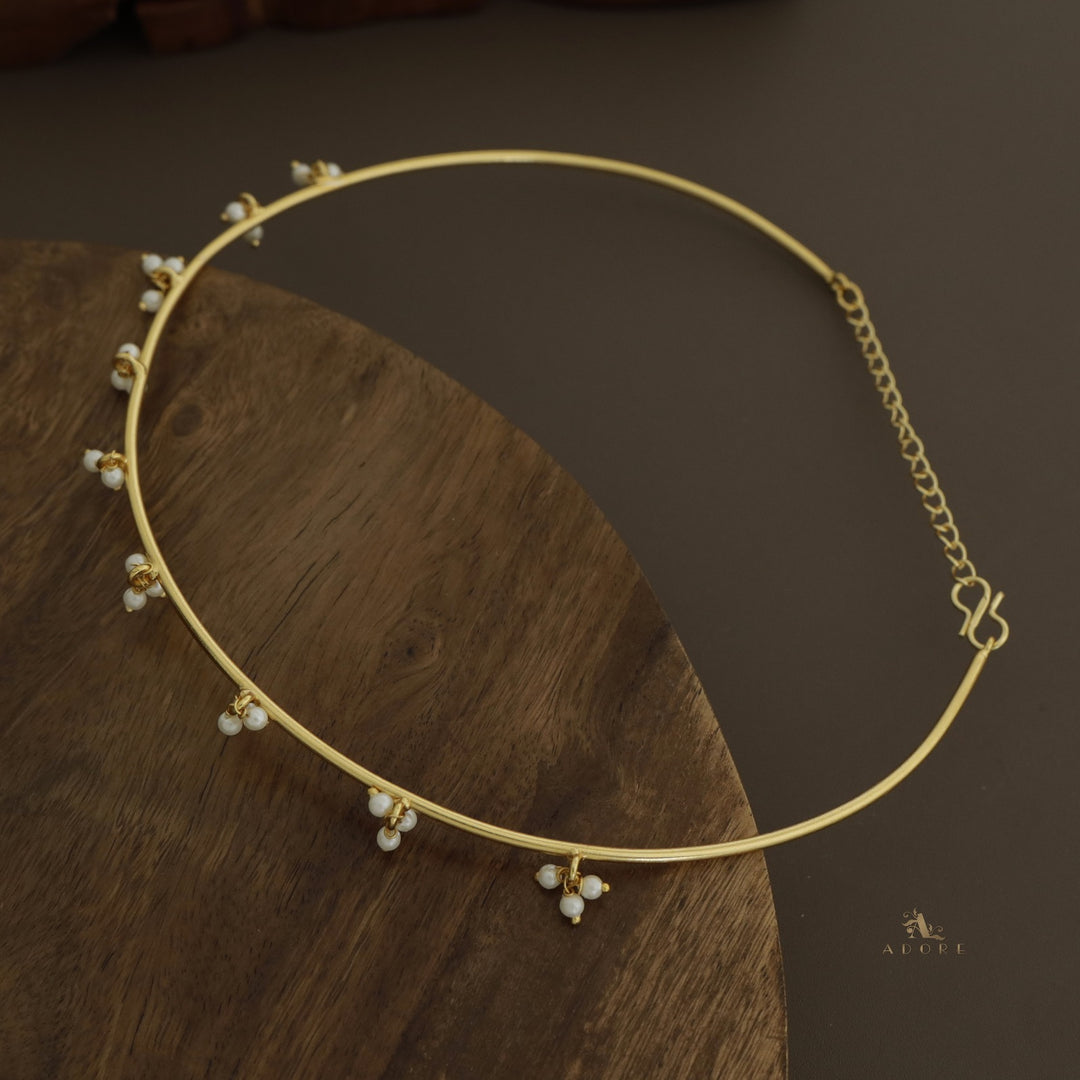 Lysander Pearl Neck Cuff