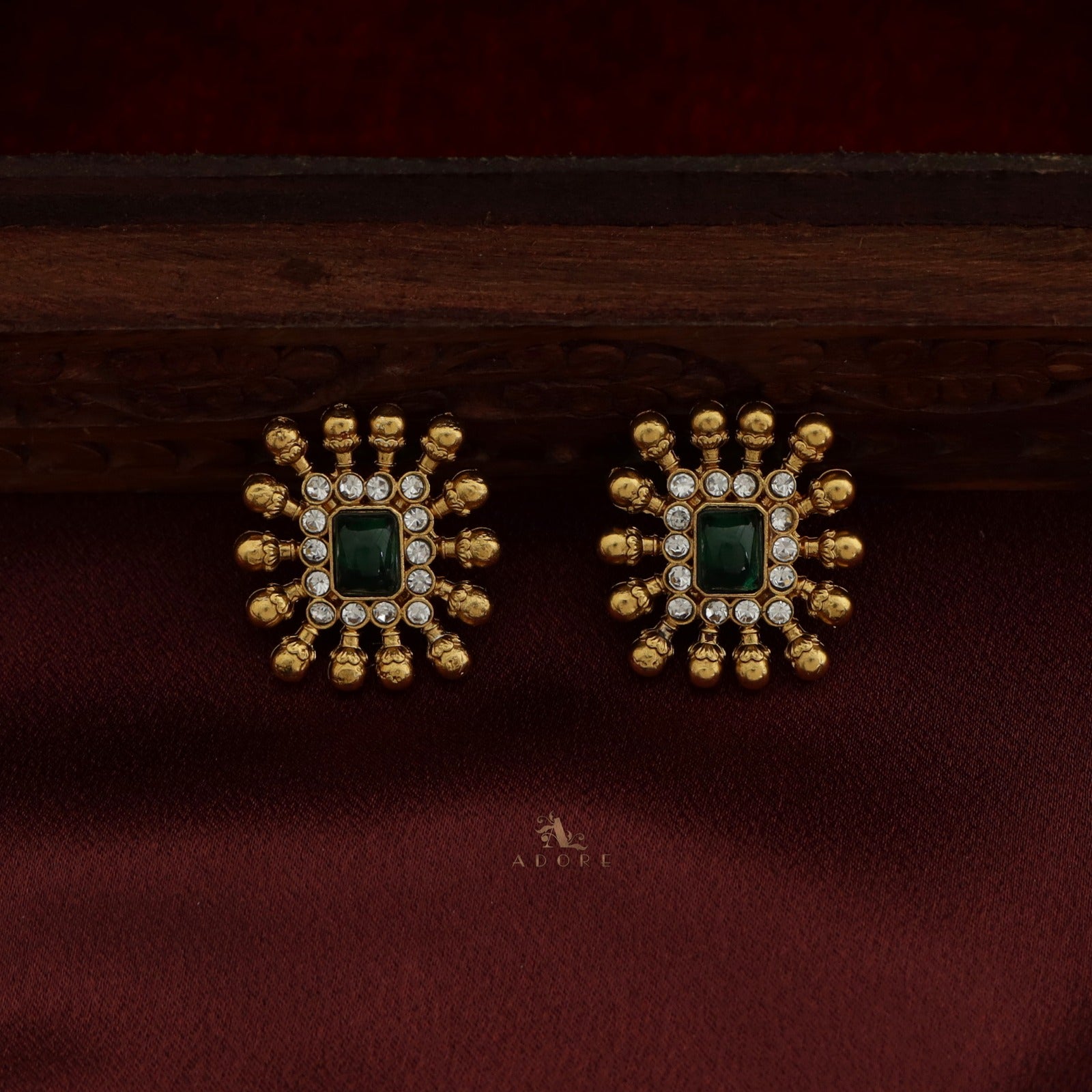 Jhumka Earrings, Choti 3 Tier Gold Jhumka / Jhumki Earrings, Small Jhumka,  Two Tier Jhumka - Etsy