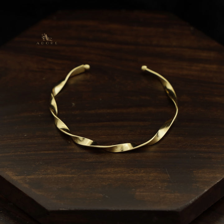 Golden Twisted Bangle