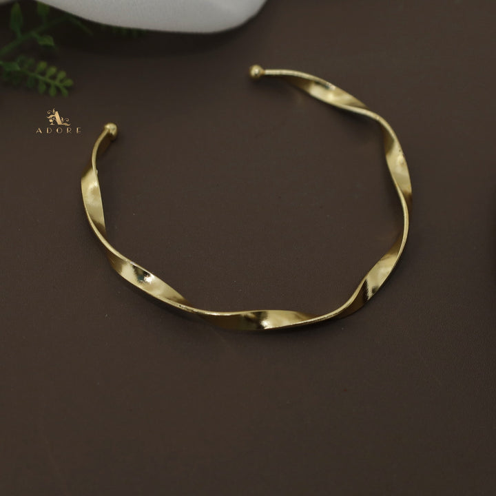 Golden Twisted Bangle