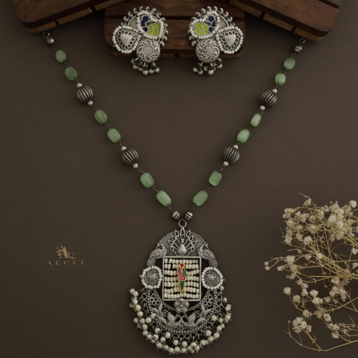 Velma Antique Neckpiece With Earring