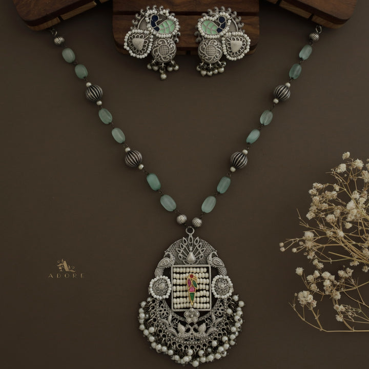 Velma Antique Neckpiece With Earring