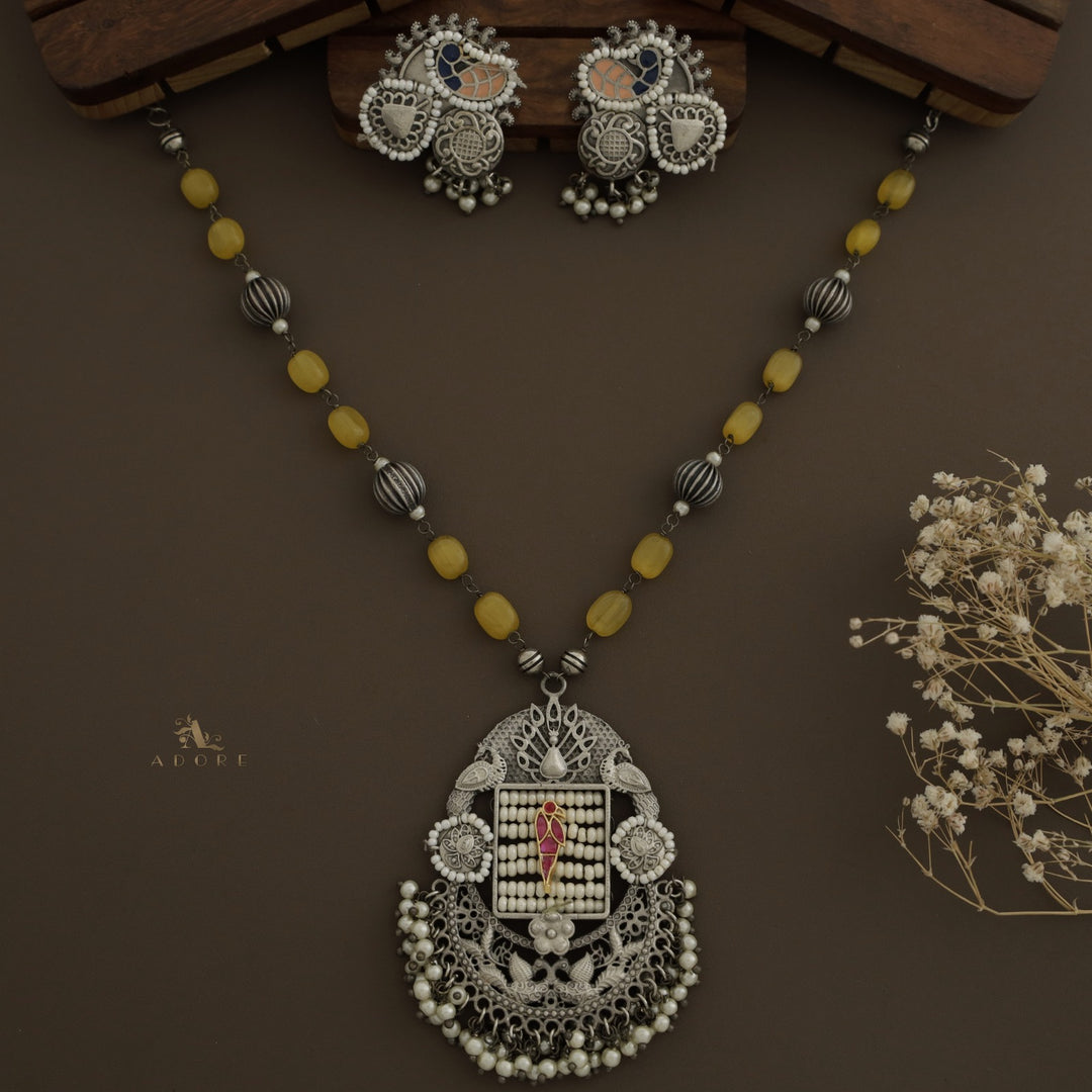 Velma Antique Neckpiece With Earring