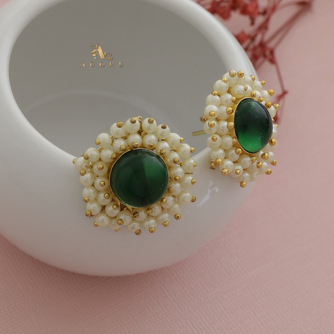 Ahelia Full Cluster Pearl Earring