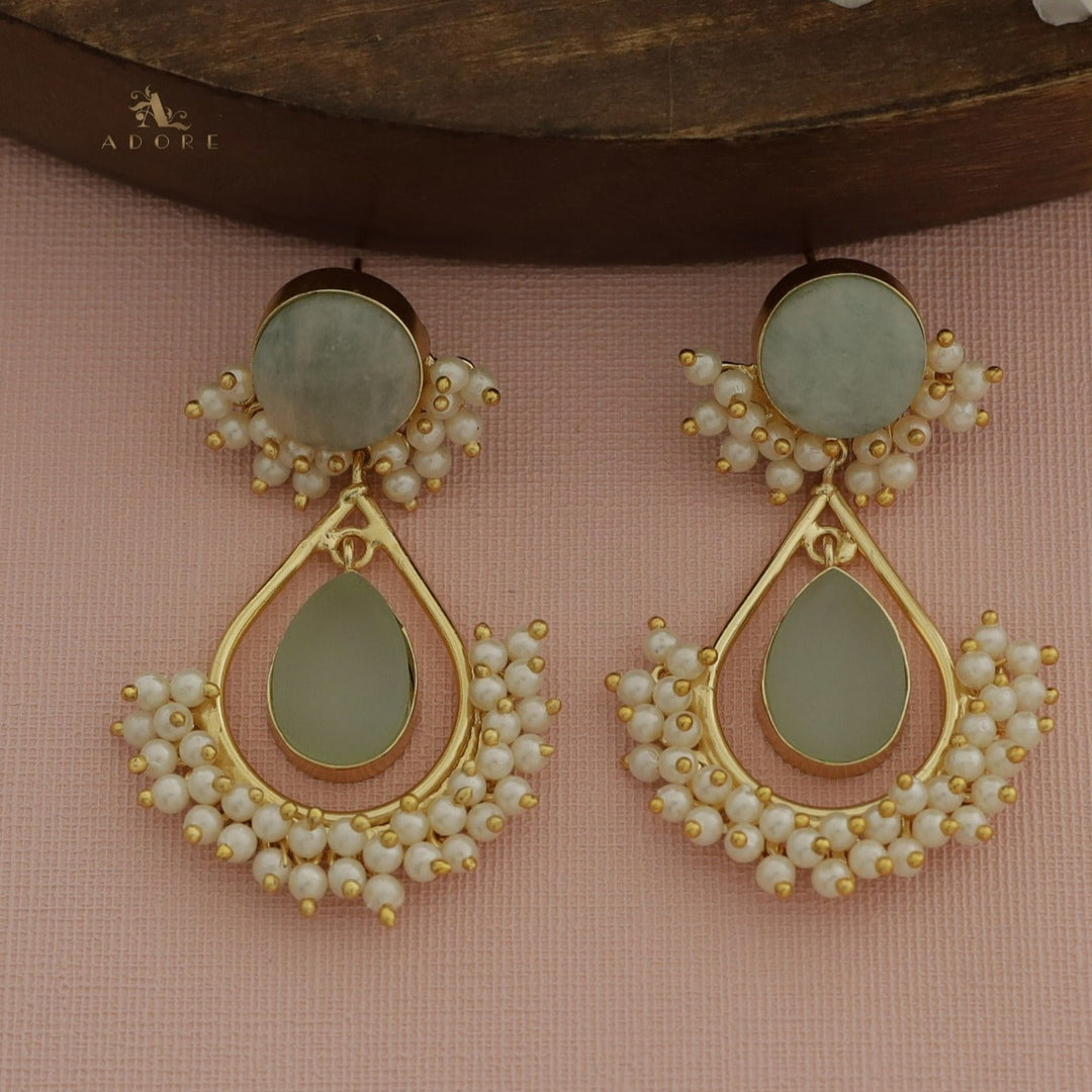 Adore - Raw Stone Angelic Earrings (Colour Options)