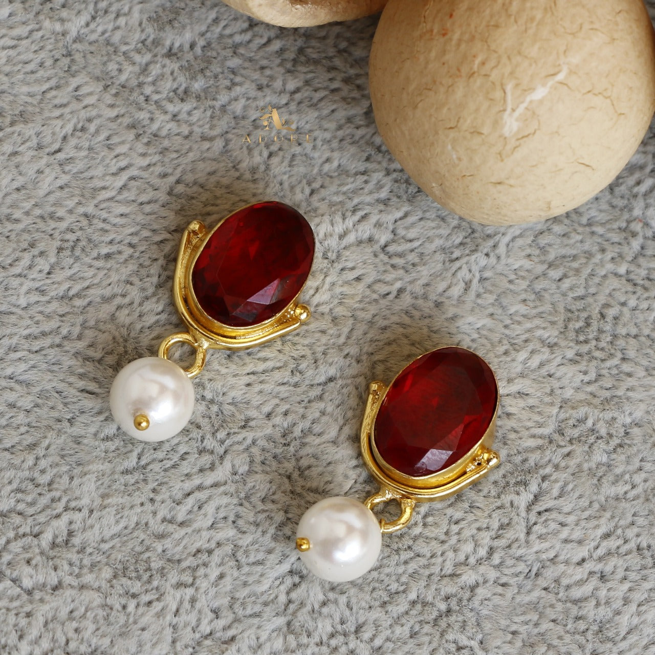 Coral and pearl earrings by Harini Fine Jewellery - Indian Jewellery Designs